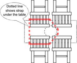 Sketch of Strap Position