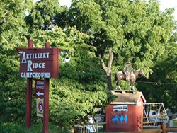 Artillery Ridge Campground Entrance