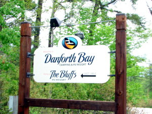 Danforth Bay Entrance Sign
