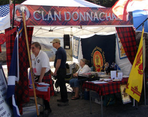 Scottish Clan Tent in the Clan Village